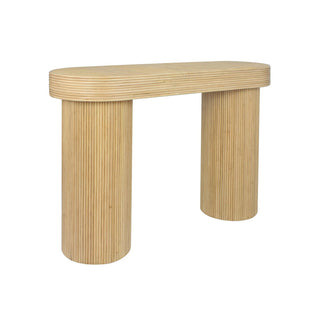 Layla Pencil Rattan Console Table, 47"W, Natural