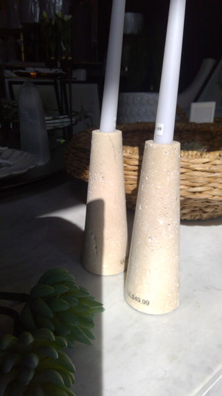 UL stone candle holder