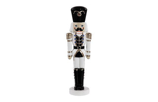 Black and White Nutcracker Sculpture