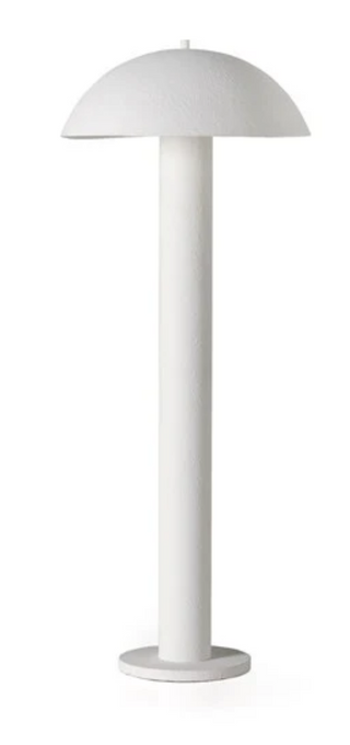 White Sculpture Floor Lamp