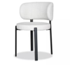 Lily dining chair white