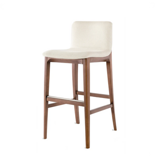 Wood Base Counter Stool