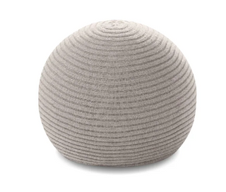 Knit Round Pouf