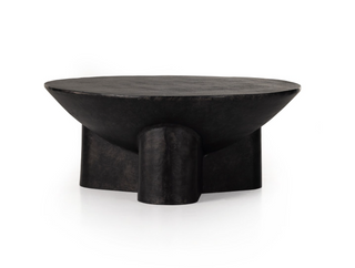 Black Aluminum Coffee Table