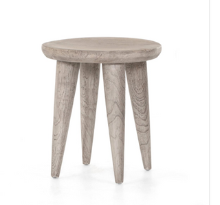 Round Outdoor End Table
