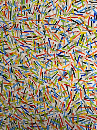 73" x 61 Framed Confetti Artwork