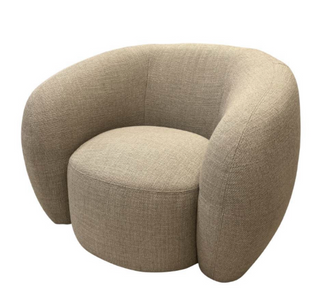 Beige Swivel Accent Chair