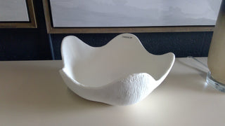 OW white round bowl