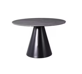 Round Black Dining Table