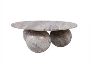 40" Marble Sphere Coffee Table
