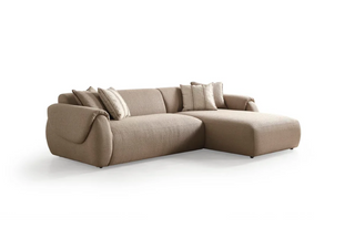Chaise Sectional, Taupe