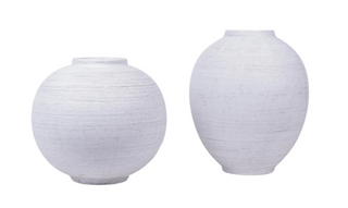 Ty White Vases