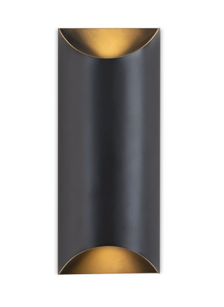 Black Steel Outdoor Sconce