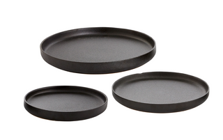 Black Ceramic Plate