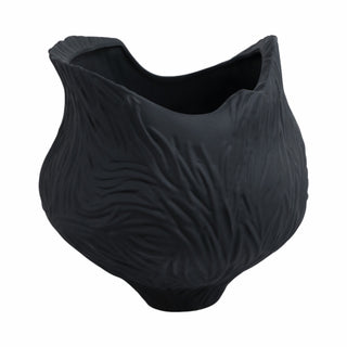Trevino Porcelain Black Vase