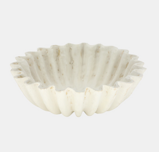 Fluted Ivory Bowl