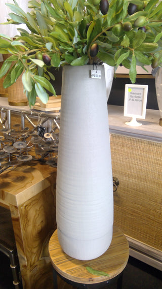 HP gray tall vase