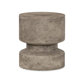 Graphite Concrete Outdoor End Table