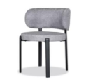 Lily dining chair gray