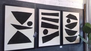 Black and white wall art