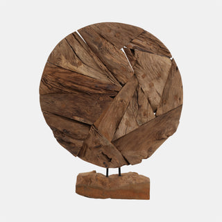 24" Teak Wood Sculpture