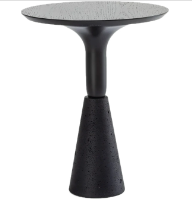 Black Tall Side Table