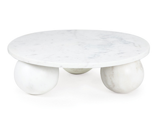 White Marble Large Plate