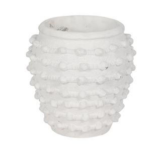 Knotted White Planter