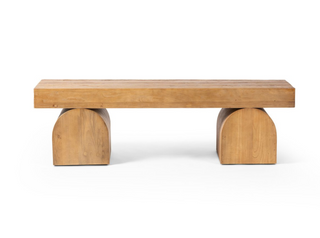 Natural Elm Bench