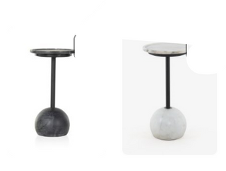 Antique Marble Accent Table