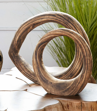 Wood Ring Sculpture, Burned