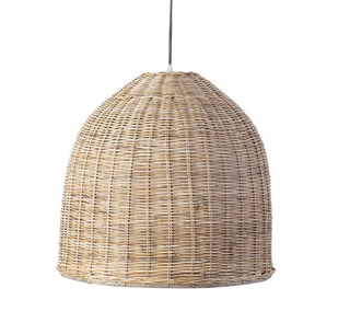20" Rattan Dome Pendant