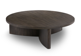 Round 50" Oak Coffee Table