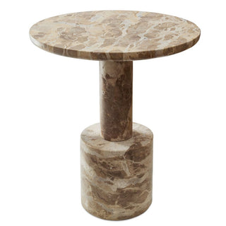 Bottle Shape Stone Accent Table