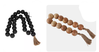 Beaded 32" Wood Garland