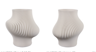 Serene 3D Printed Vase