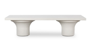 Concrete White Coffee Table