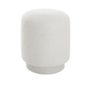 Avil White Ottoman