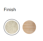 Round Sand Concrete Indoor / Outdoor Dining Table