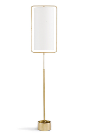 Geo Gold Rectangle Floor Lamp