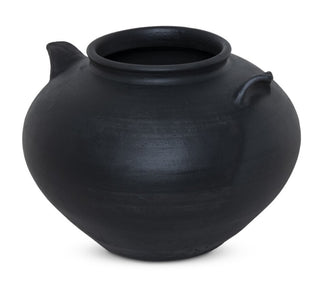 Black Terracotta Vase