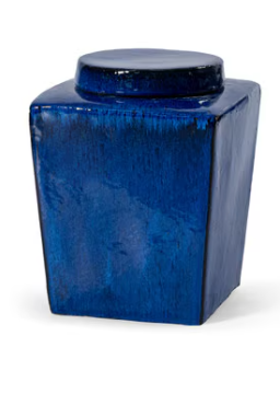 Blue 12" Stoneware Vase