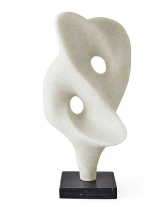 UM White stone sculpture