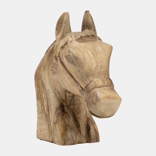 Wood 10" Horse Head