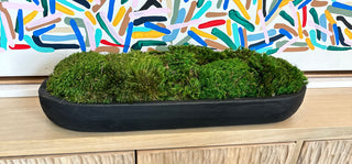 Moss Black Wood Boat